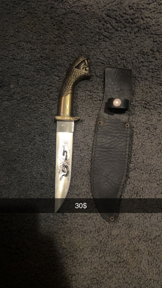 Multiple knives for sale price on picture.
