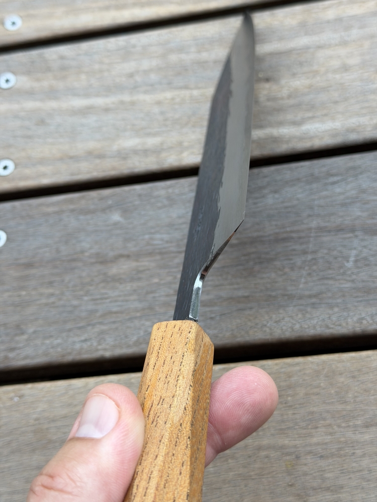 Isamitsu Shirogami #1 stainless clad Kiritsuke 210