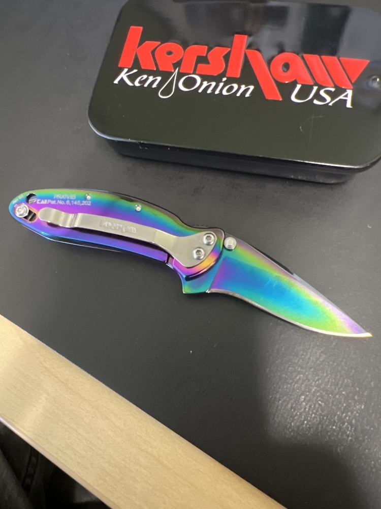 Kershaw Ken Onion Rainbow Chive 
