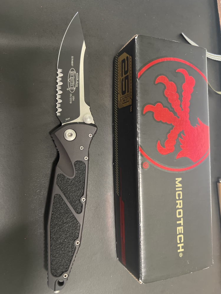 Microtech Socom Elite S/E Partial Serrated 160-2