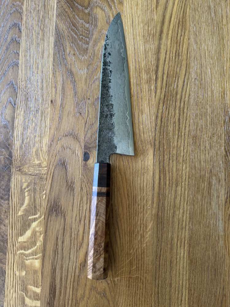 Lucid wrought iron sheffcut core gyuto