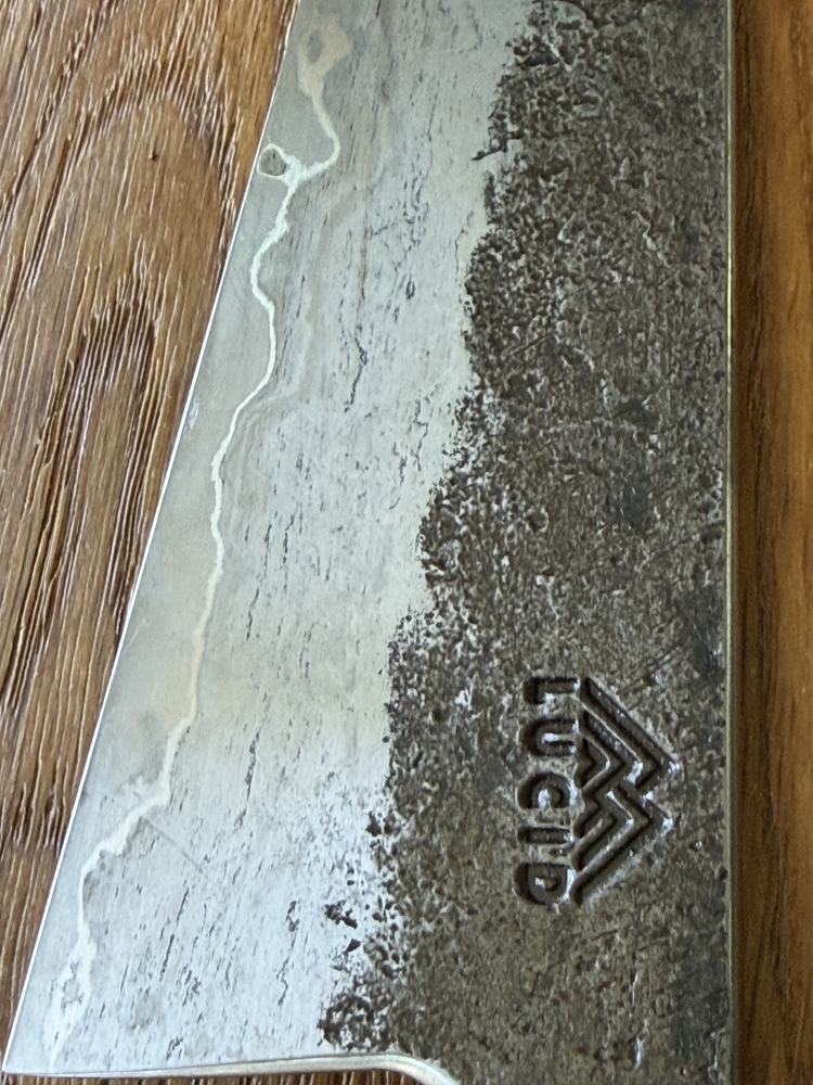 Lucid wrought iron sheffcut core gyuto