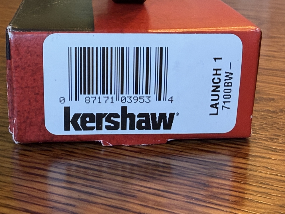 Kershaw Launch 1 CPM154 USA made