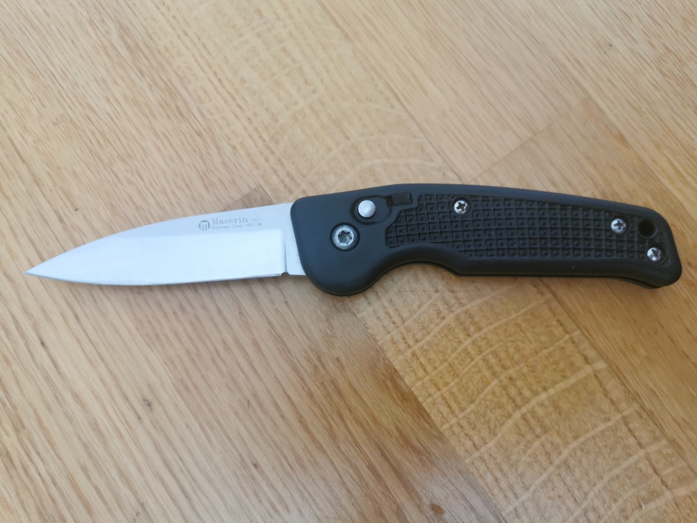 Maserin Italian Spylok Switchblade Automatic 