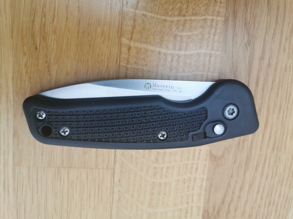 Maserin Italian Spylok Switchblade Automatic 