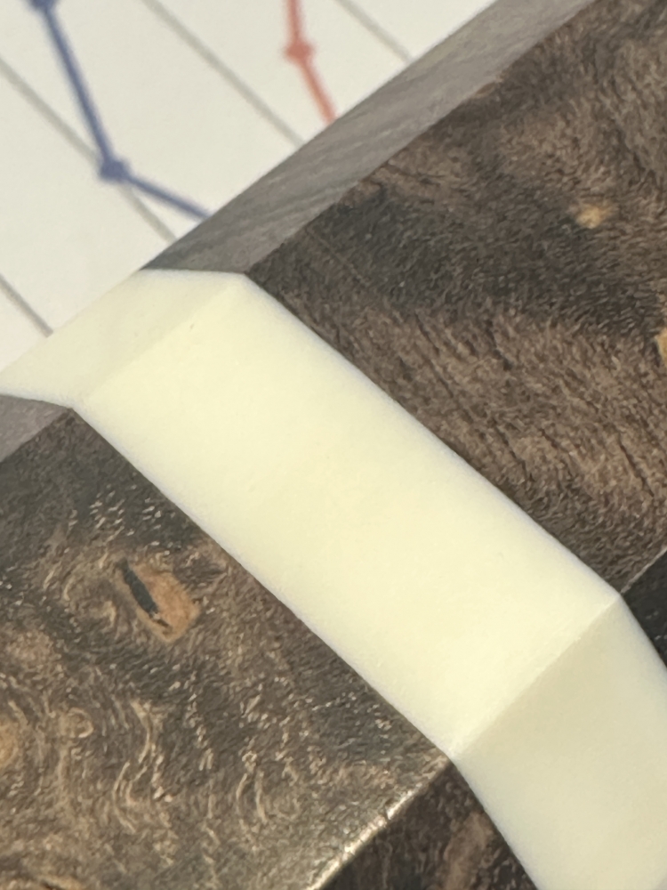 Premium Handcrafted Wa Handle – Stabilized Masur Birch Burl – Octagonal – White Spac