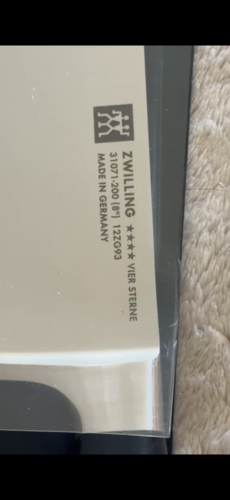 ZWILLING Four Star 8” Chef’s Knife – Made in Germany – Brand New