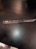 AI Mode All Exact matches Visual matches About this image Search tools AI Overview    +1 This appears to be a Microtech Ultratech Signature Series \"Frag\" pattern automatic knife, manufactured in July 2020. It features a black frag-pattern handle and is sp
