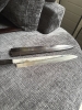Japans zwaard, Nitō-katana, Yanagi-ba, lemmetlengte 36 cm, Mizumoto-aardewerk, nieuw. Lichte gebruikssporen door opslag in een magazijn, maar deze hebben geen invloed op het uiterlijk.