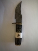 Damascus steel skinner knife