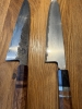 Tetsujin metal flow b2 240 + Lucid wrought iron sheffcut core gyuto