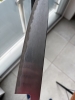 Tetsujin metal flow b2 240 + Lucid wrought iron sheffcut core gyuto