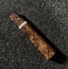 Premium Handcrafted Wa Handle – Stabilized Masur Birch Burl – Octagonal – White Spac
