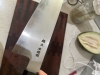 Maruyama x Yamatsuka Enjiki Ginsan 240mm Gyuto - snakewood black horn handle