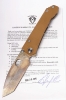 Medford 187DPT with drop point tanto blade of D2 steel