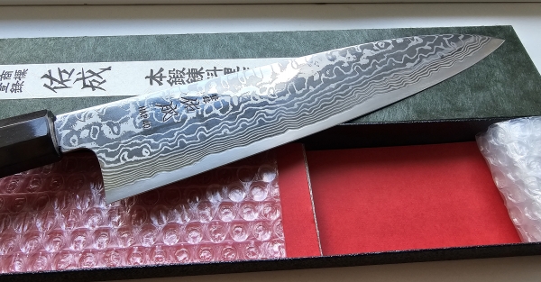 Sukenari Hap40 270mm Damascus Gyuto