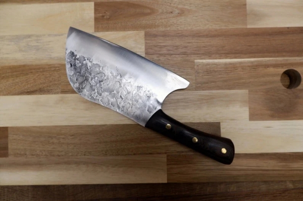 Handmade Chef Cleaver with Premium Wooden Handle Finish, Christmas Gift for him, Birthday