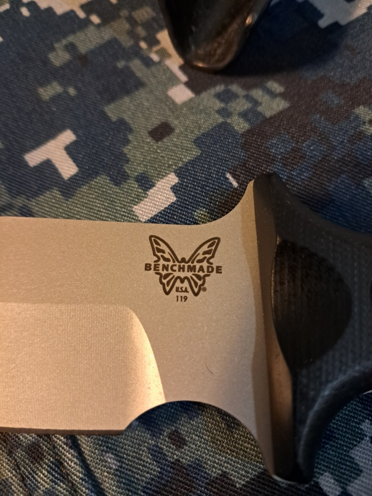 Benchmade Sibert Arvensis 119 rare fixed blade discontinuedd 