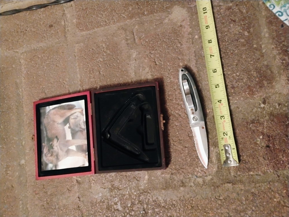Collectable Wolf Knife with Box.