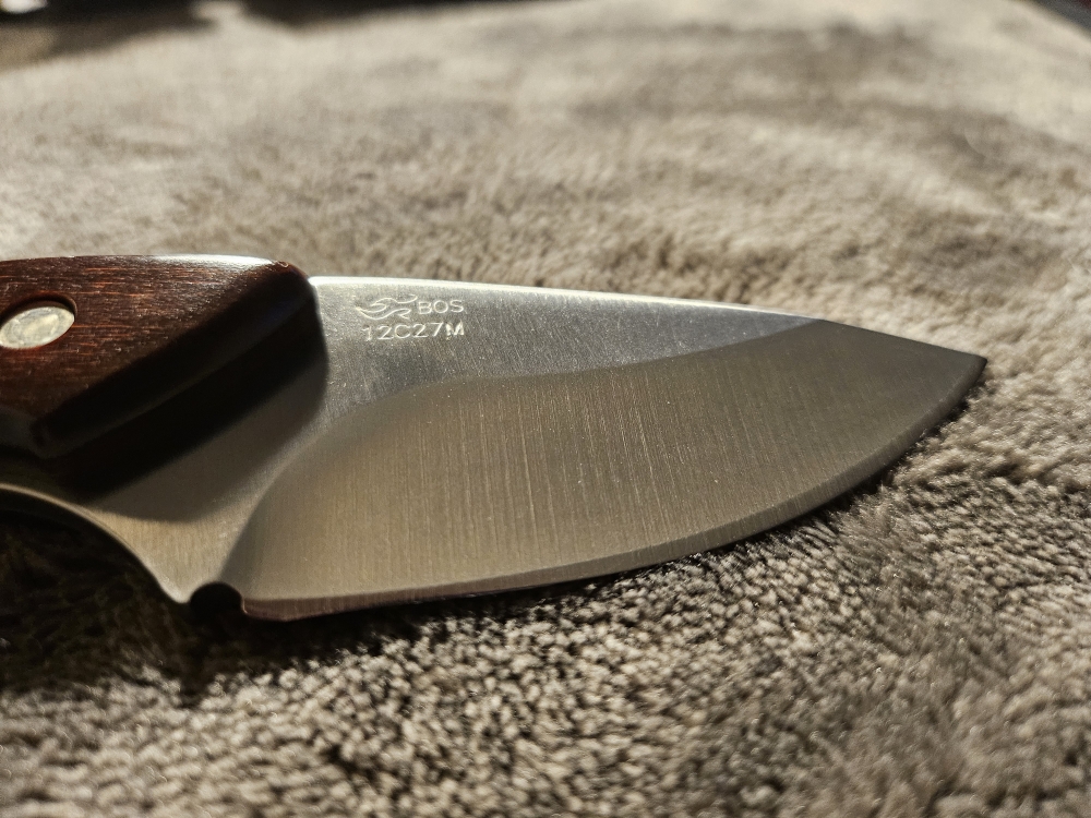Buck 196 Mini Alpha Hunter w/ Sheath 