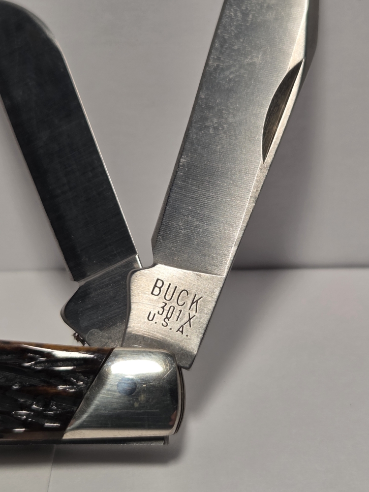 1990 Buck 301 BB three blade Stockman 