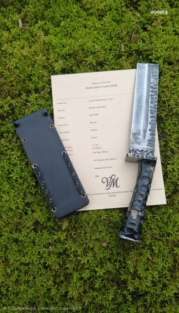 Indestructible Post-Apocalyptic Nata. Hand-Forged 80CrV2 Survival Cleaver.