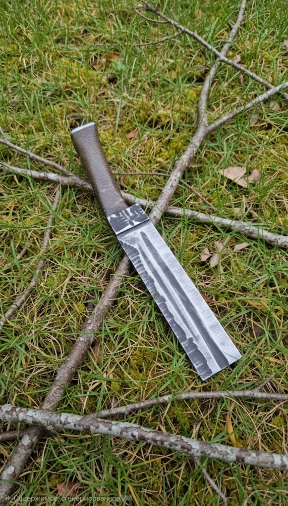Handmade Japanese Style Nata Tool - 80CrV2 Carbon Steel Bushcraft Cleaver. Rustic Survival Hatchet, Jut Micarta & Ash Wood Sheath. Outdoor Picnic Machete