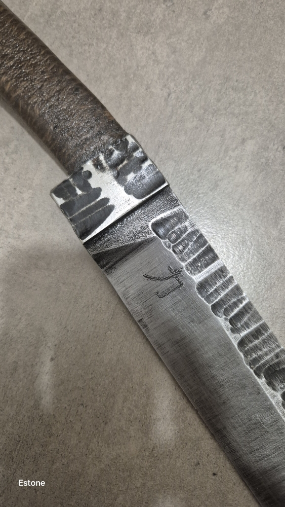 Handmade Japanese Style Nata Tool - 80CrV2 Carbon Steel Bushcraft Cleaver. Rustic Survival Hatchet, Jut Micarta & Ash Wood Sheath. Outdoor Picnic Machete