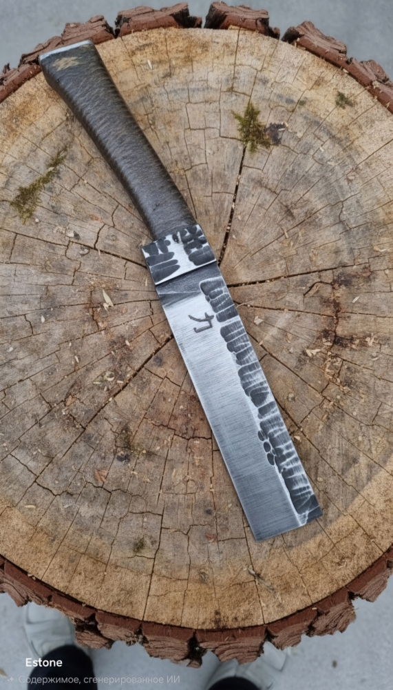Handmade Japanese Style Nata Tool - 80CrV2 Carbon Steel Bushcraft Cleaver. Rustic Survival Hatchet, Jut Micarta & Ash Wood Sheath. Outdoor Picnic Machete