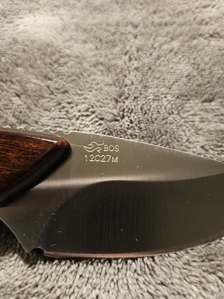 Buck 196 Mini Alpha Hunter w/ Sheath 