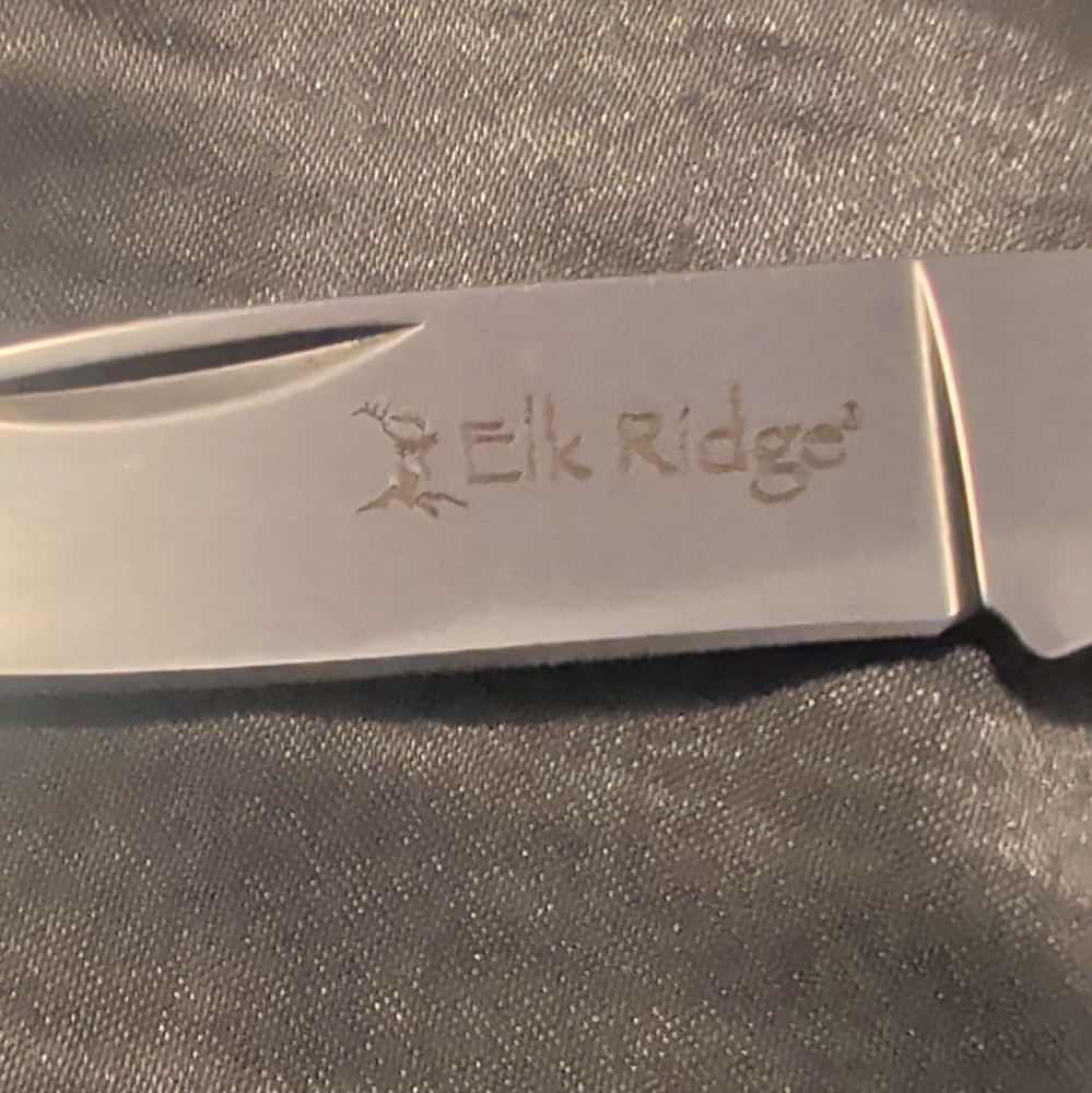 Elk Ridge Pocketknife 1-Blade Lockback Clip Point 6.5\" Overall 