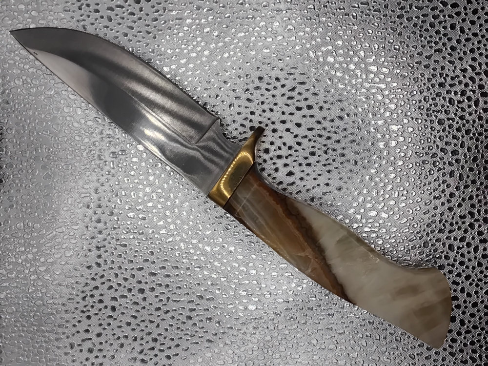 Onyx Handle Drop Point Hunter