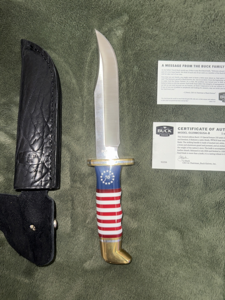 Buck 119 250 anniversary