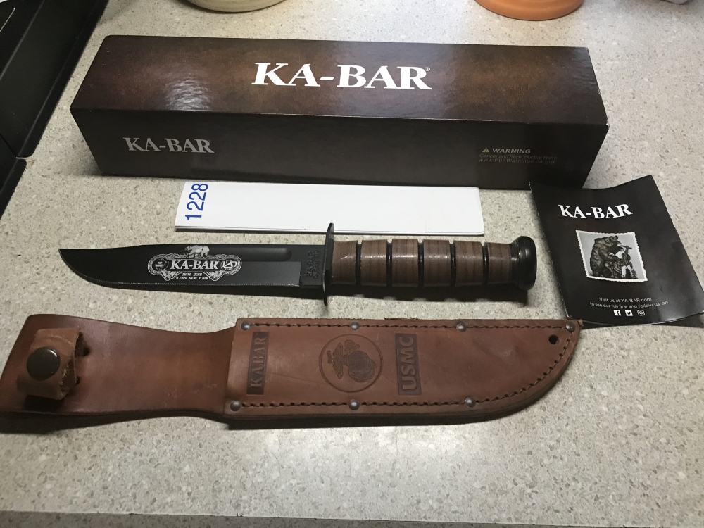 Ka - Bar USMC 120th Anniversary knife