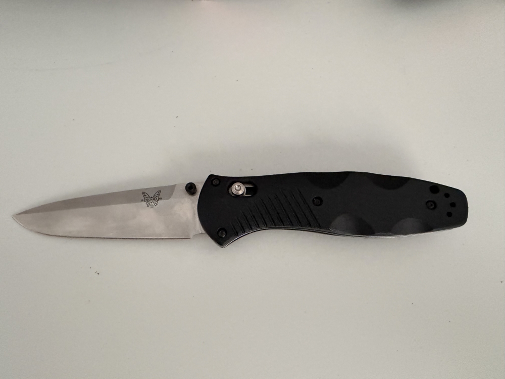 Benchmade - Barrage 580 - Black Valox - Drop Point
