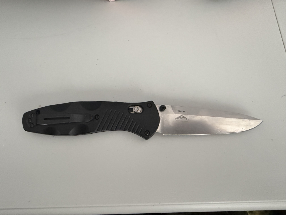 Benchmade - Barrage 580 - Black Valox - Drop Point