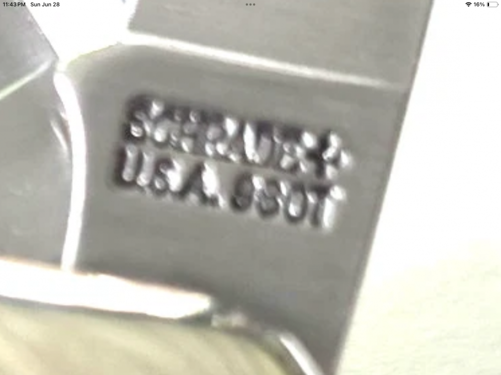 Rare Schrade U.S.A. 896K Stockman - Factory ErrorStamp w/Sample Tube 