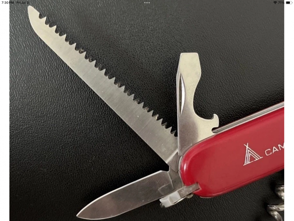 Vintage Mint Swiss Victorinox Officer Susie’s Camper 9 Tool Utility Pocket Knife 