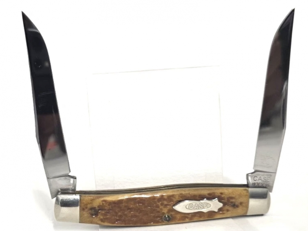 1995 CASE XX TESTED HONEY BONE CLASSIC MUSKRAT KNIFE 620093-SALESMAN SAMPLE