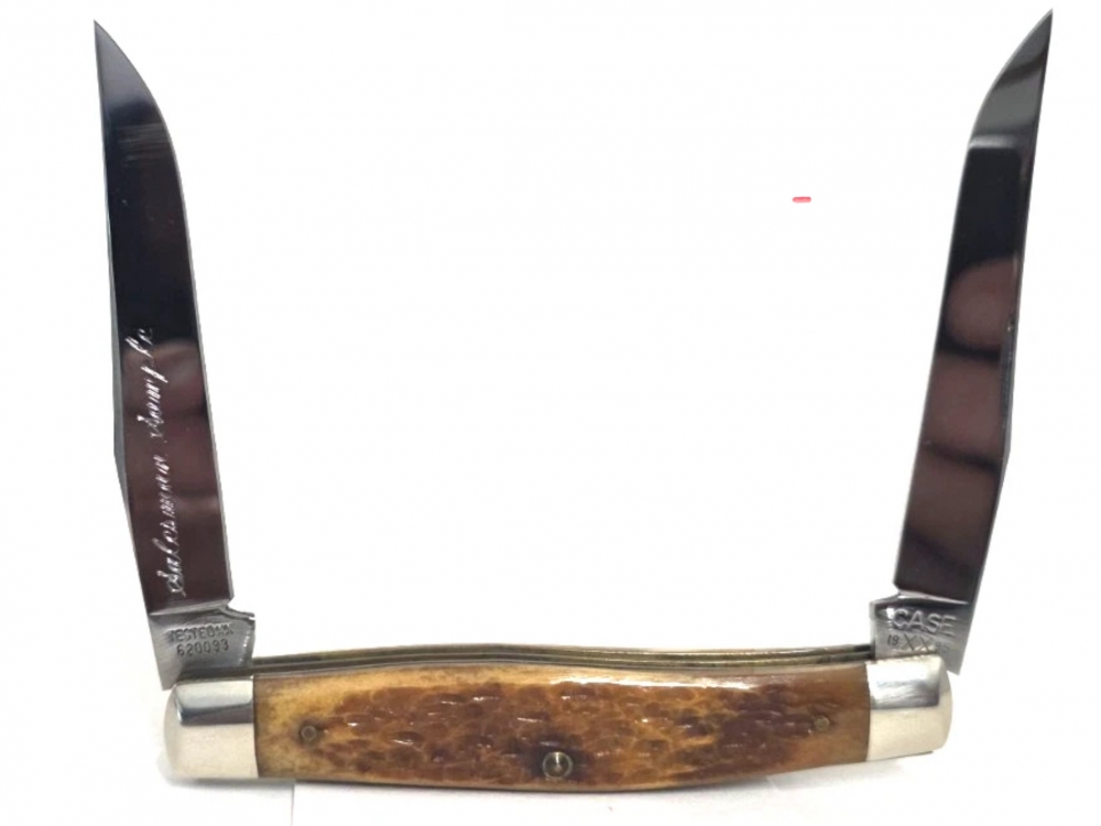 1995 CASE XX TESTED HONEY BONE CLASSIC MUSKRAT KNIFE 620093-SALESMAN SAMPLE