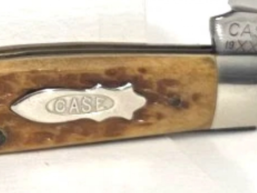 1995 CASE XX TESTED HONEY BONE CLASSIC MUSKRAT KNIFE 620093-SALESMAN SAMPLE