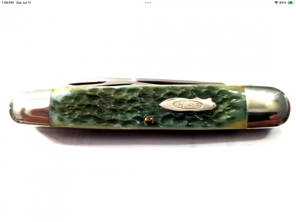1990 Case XX Classic MB6391 Limited Green Bone Whittler Pocket Knife BOX&COA