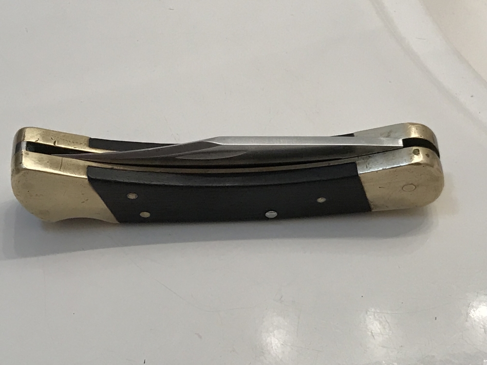 1980-1981 Buck 110 3 Dot Tang Stamp No Sheath No Wobble Bank Vault Lock