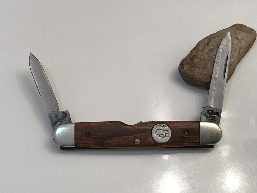 1993 Case XX DU279 SS Pocket Knife Ducks Unlimited Wood Mint NO BOX