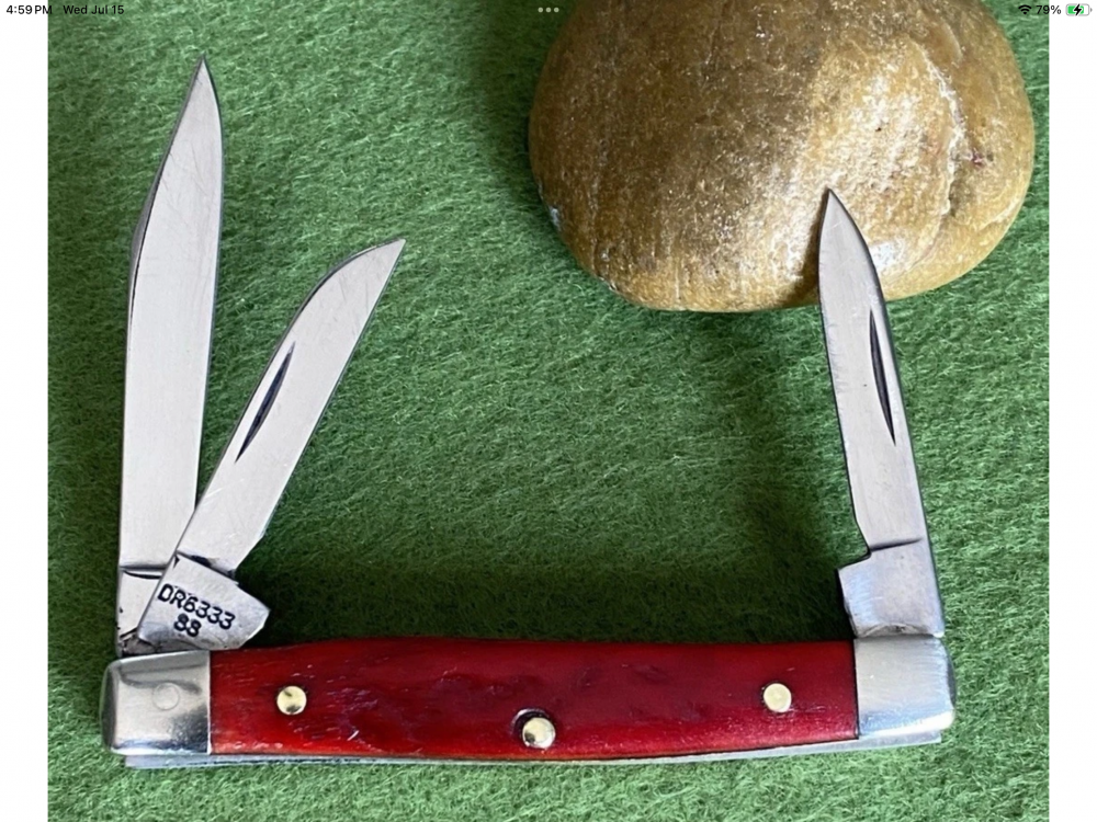 1991 Case XX DR6333 Small Stockman knife MINT Bullet Shield19USA91 ⚡️ S’s NO BOX