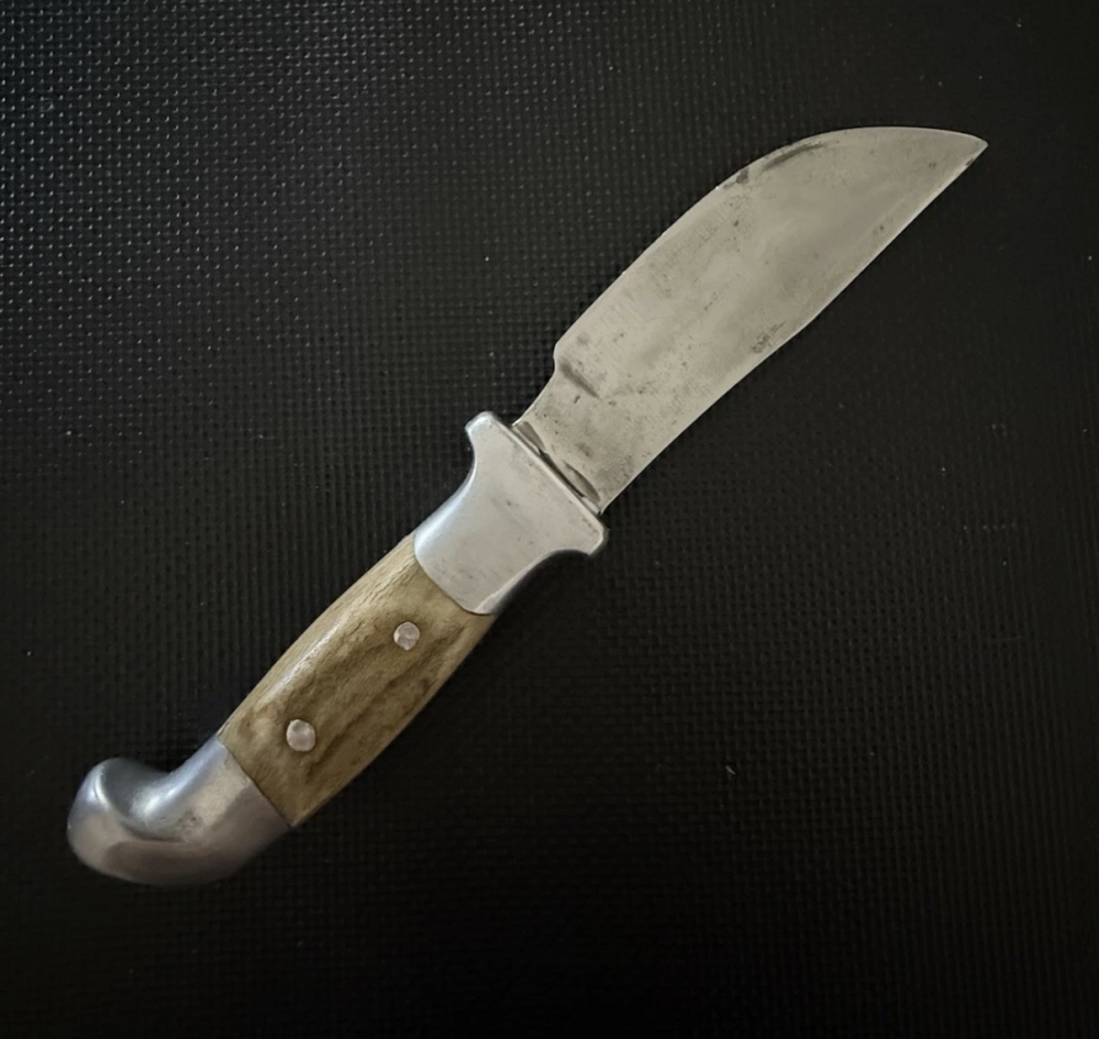 Vintage R.H. Ruana Bonner Montana \"M\" Stamp Custom Fixed Blade Knife