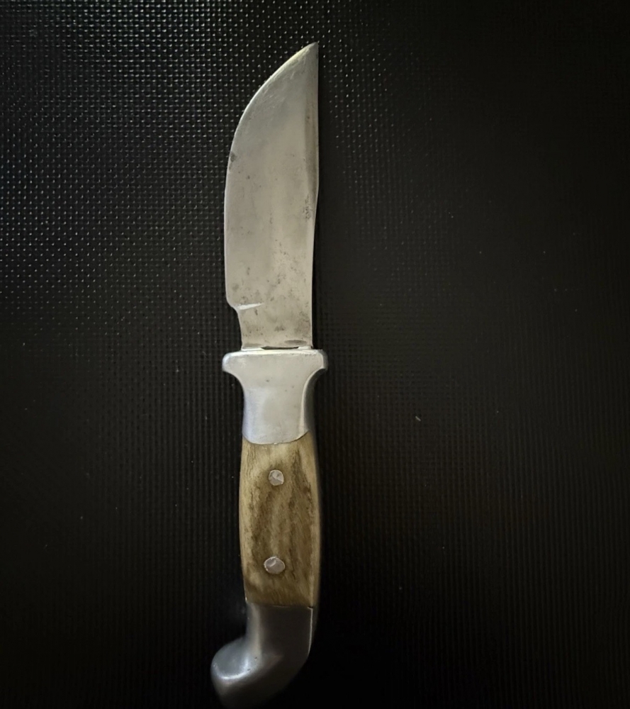 Vintage R.H. Ruana Bonner Montana \"M\" Stamp Custom Fixed Blade Knife