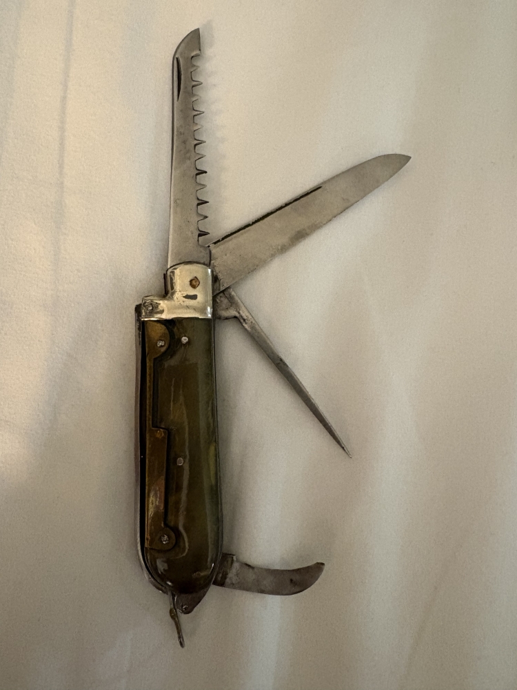 Vintage Joseph Rodgers & Sons Sheffield 4-Blade Gardener's Pruning Pocket Knife with Saw & Grafting Blade