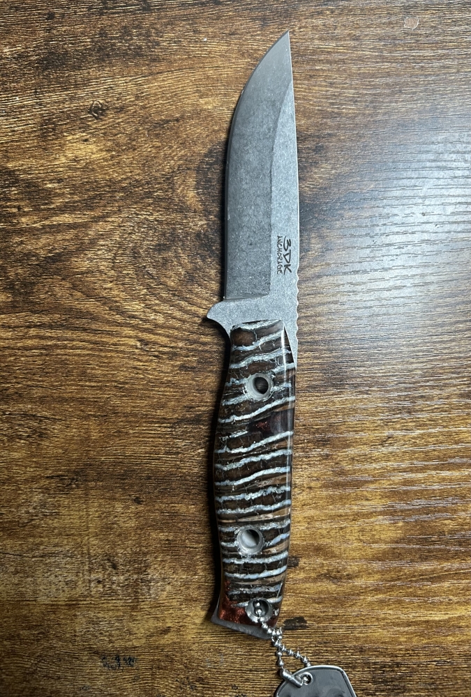 3DK Anchorage made custom knife