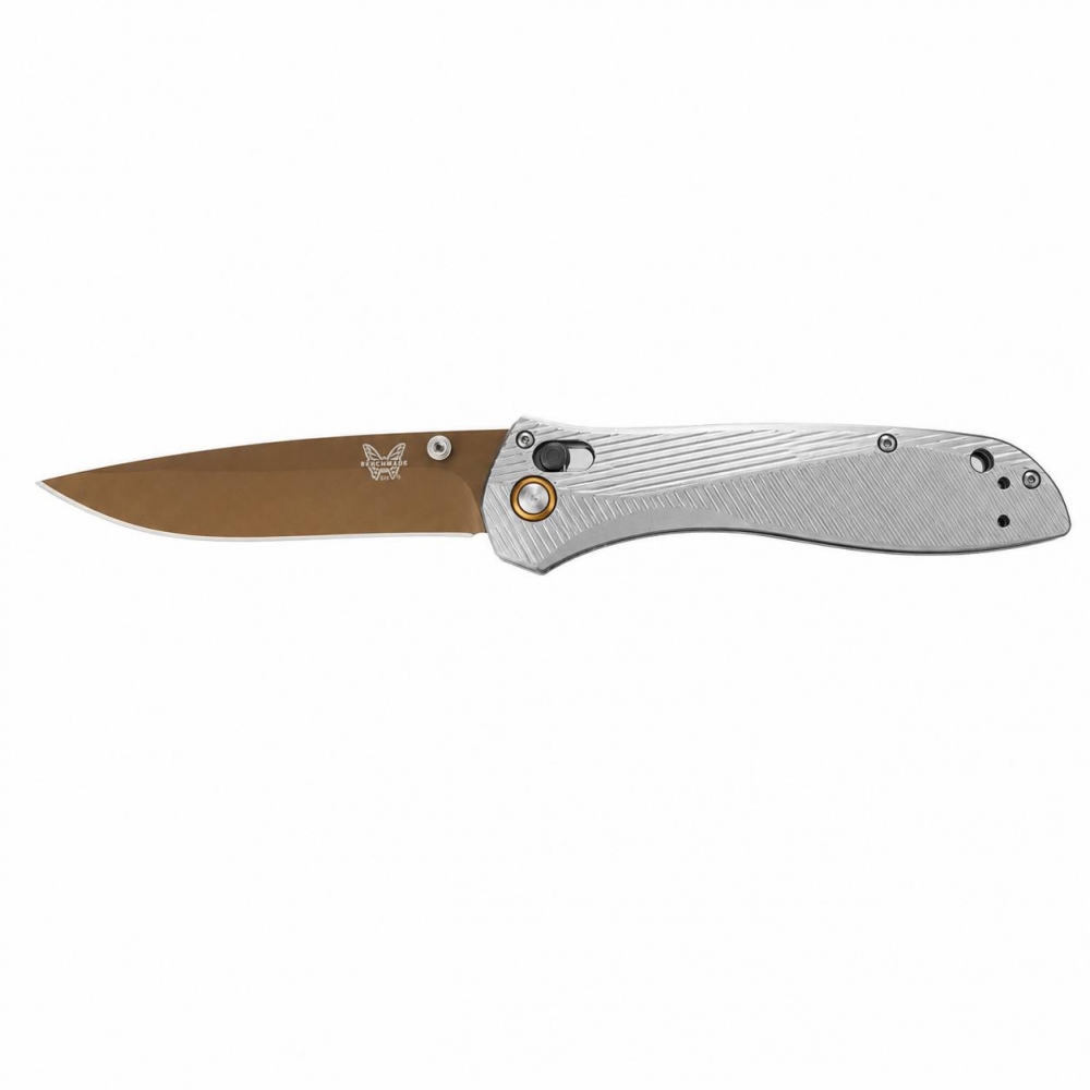 Benchmade Seven Ten 710FE-24 Gray Aluminum Recurve